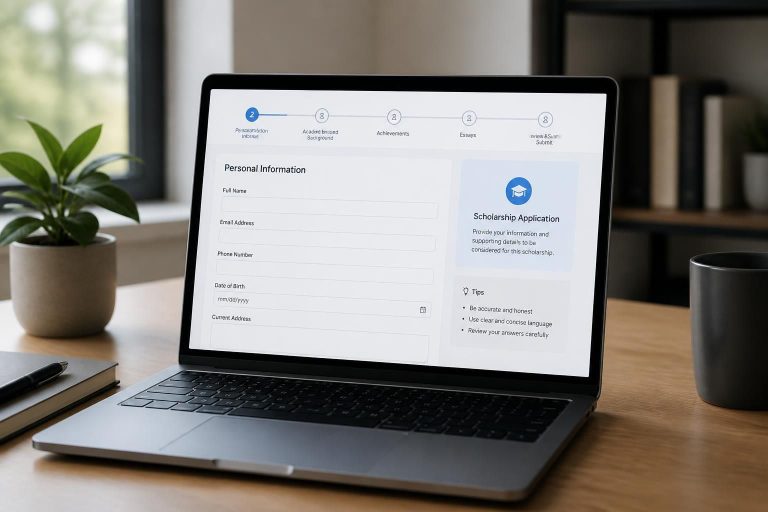 Scholarship Website Build